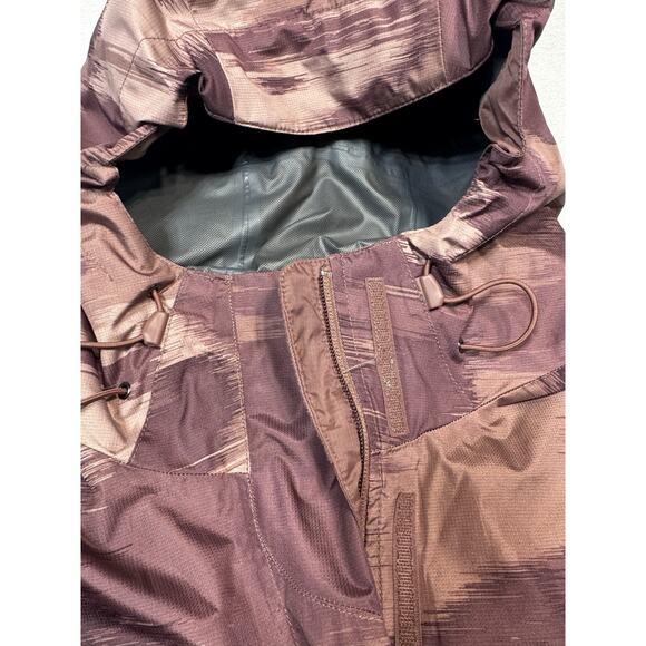 The North Face Venture 2 Rain Jacket XXL Maroon Abstract Print Waterproof Hooded - Picture 10 of 13